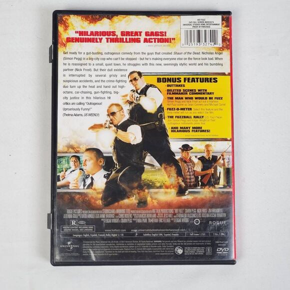 Hot Fuzz (DVD, 2007) Full Screen Comedy from Shaun of the Dead Creators - Picture 3 of 3